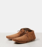 The Row Tyler suede moccasins