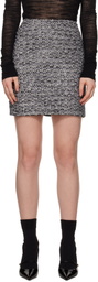 Juun.J Gray Tweed Miniskirt