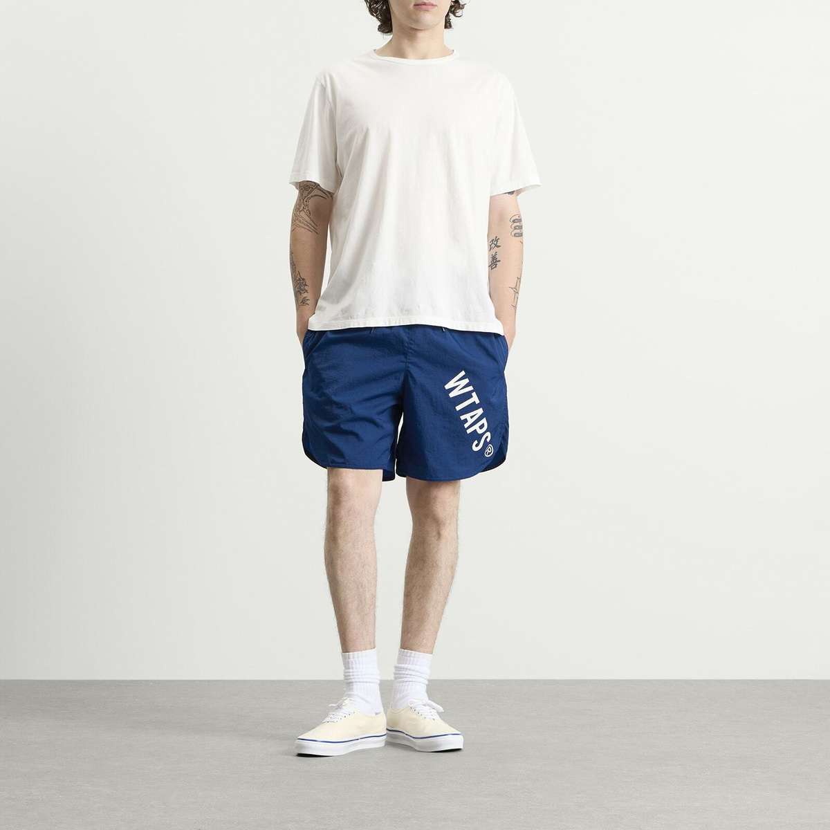 WTAPS Men's Spss2501 Shorts in Blue
