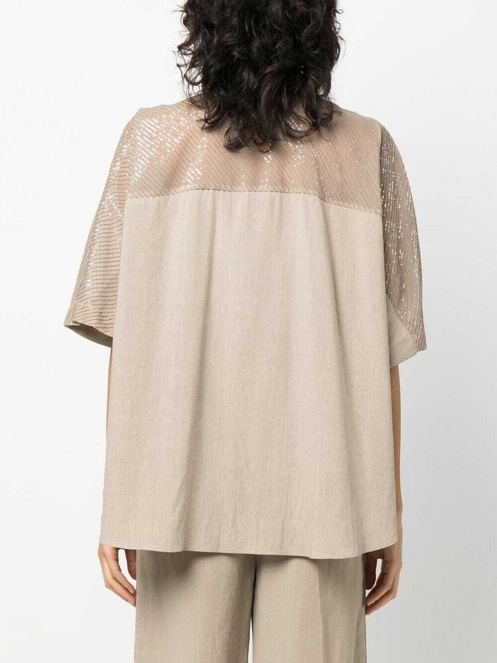 Brunello Cucinelli Beige Linen Shirt