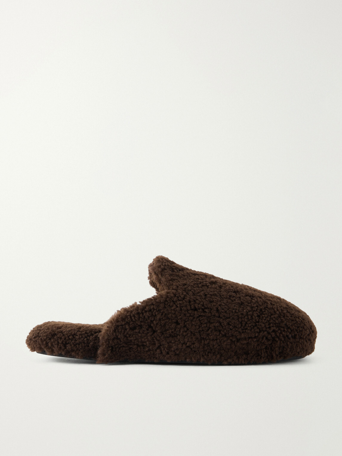 TEKLA - Shearling Slippers - Brown