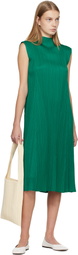 PLEATS PLEASE ISSEY MIYAKE Beige Crepe Knit Tote