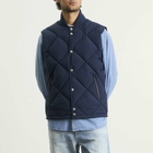 Dubbleware Men's Dubble Down Diamond Quilted Vest in Navy