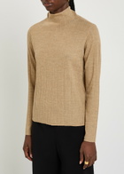 Eileen Fisher Ribbed Merino Wool top Beige