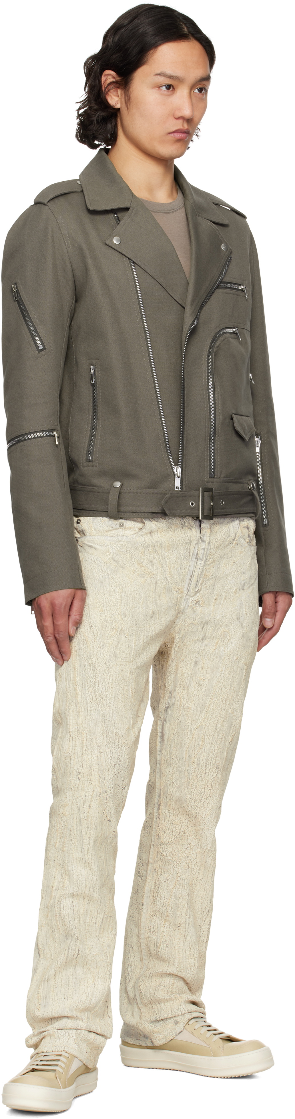 Rick Owens Beige Hollywood Vintage Sneaks Sneakers Rick Owens