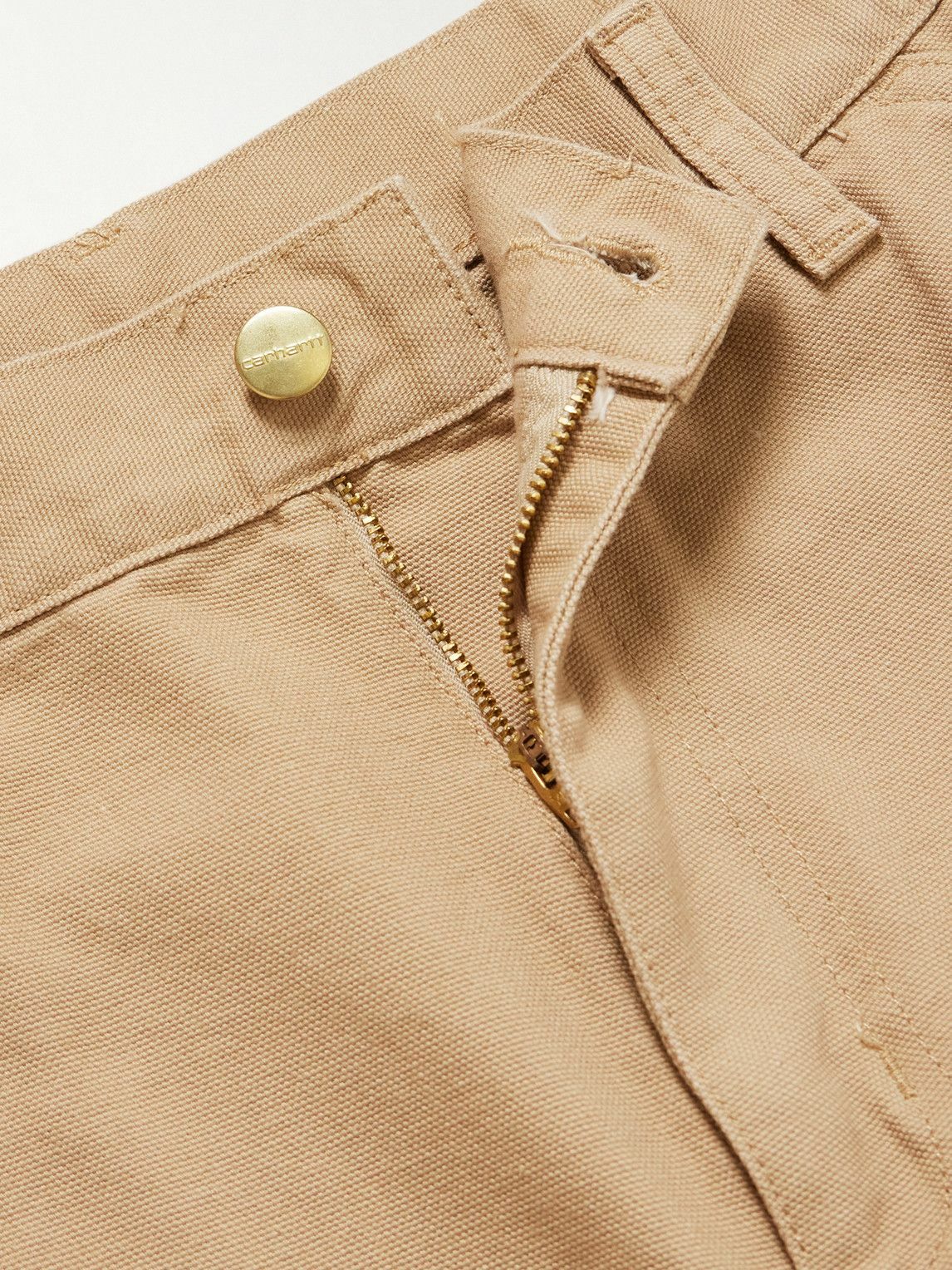 Carhartt WIP - Nash Straight-Leg Panelled Cotton-Canvas Trousers - Neutrals