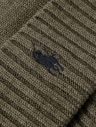 Polo Ralph Lauren - Logo-Embroidered Wool Beanie