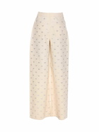 self-portrait Diamante Bow Jeans