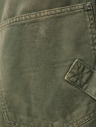 JW ANDERSON - Embroidered Pocket Denim Cargo Jeans