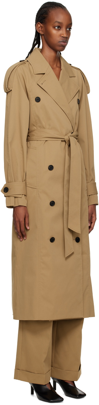 【関税込み】CAMILLA AND MARC タン Collins トラウザーズ CAMILLA AND MARC Tan Collins Trench Coat