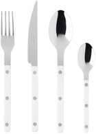 Sabre White Bistrot Brilliant Flatware Set, 4 pcs