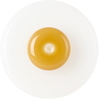 Maison Balzac White & Yellow 'The Good Egg' Incense Holder