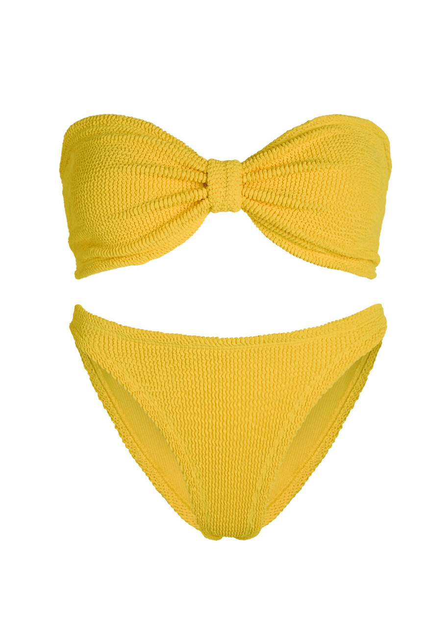 Hunza G Jean Crinkle Bikini - Yellow - One Size