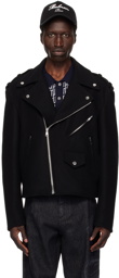 Balmain Black Biker Jacket