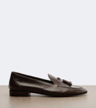 The Row Caden leather loafers