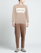 Msgm Mens Sweatshirt in Beige
