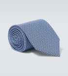 Brioni Printed silk tie