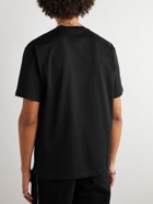 Mastermind World - Printed Cotton-Jersey T-Shirt - Black