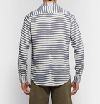 Onia - Albert Slim-Fit Striped Voile Shirt - Men - Navy