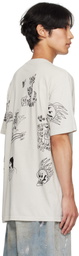 COÛT DE LA LIBERTÉ Taupe Freddie 'Smokin in the Boys Room' T-shirt