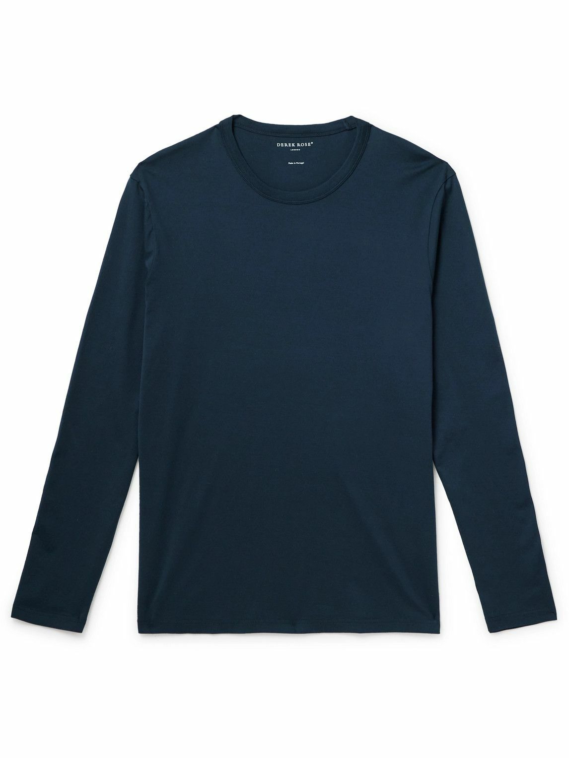 Derek Rose - Barny Cotton-Jersey T-Shirt - Blue