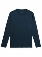 Derek Rose - Barny Cotton-Jersey T-Shirt - Blue