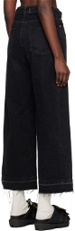 sacai Black Belted Jeans