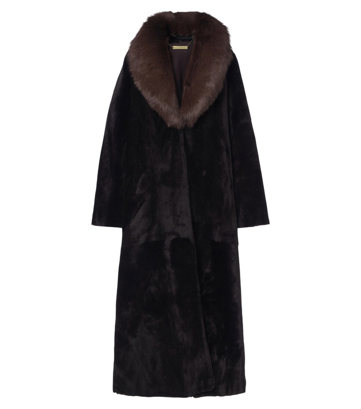 Photo: Nour Hammour Astoria shearling coat
