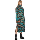 S.R. STUDIO. LA. CA. Multicolor Tie-Dye Tribal Flame Dress