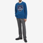 Kenzo Men's Festive Tiger Original Crew Sweat in Midnight Blue