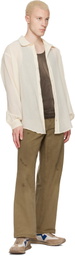 visvim Gray & Beige FKT Runner Sneakers