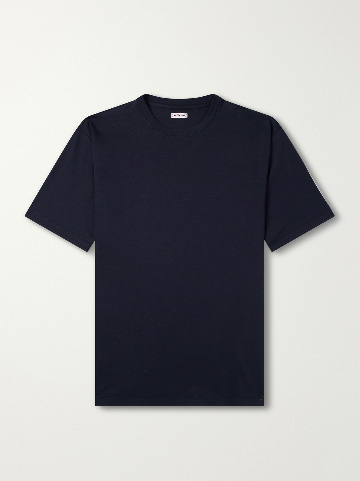 Kiton - Cotton-Jersey T-Shirt - Blue