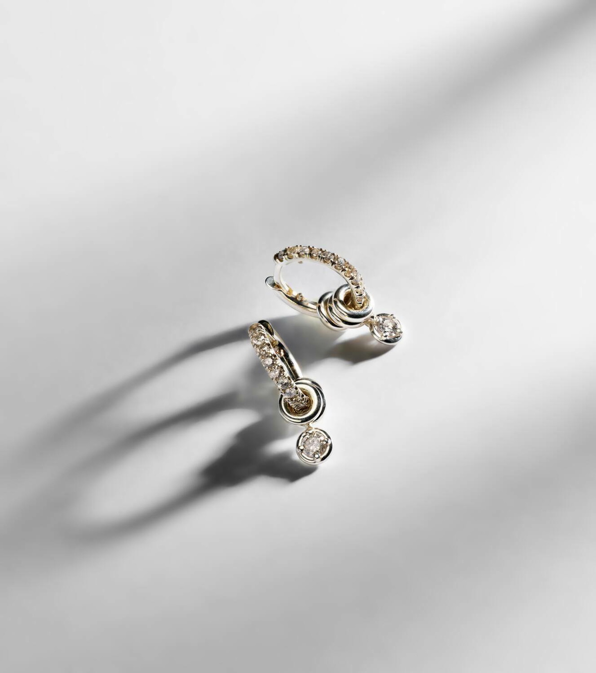 Spinelli Kilcollin Zahra sterling silver earrings with diamonds