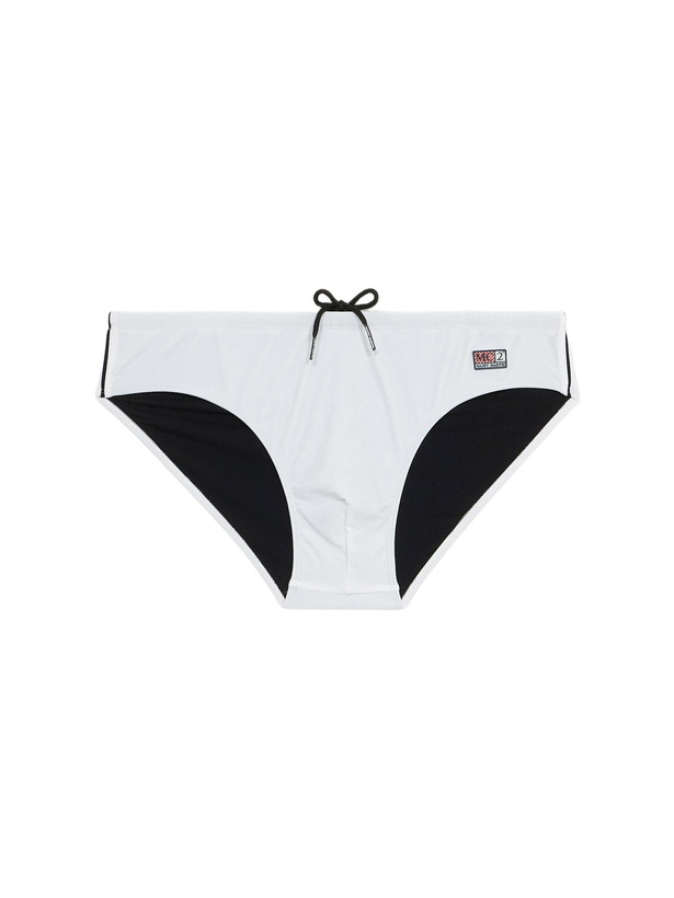 Photo: MC2 Saint Barth Man White Swim Briefs Cayo