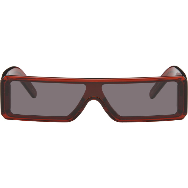 Photo: Rick Owens Burgundy Tower Gethshades Sunglasses