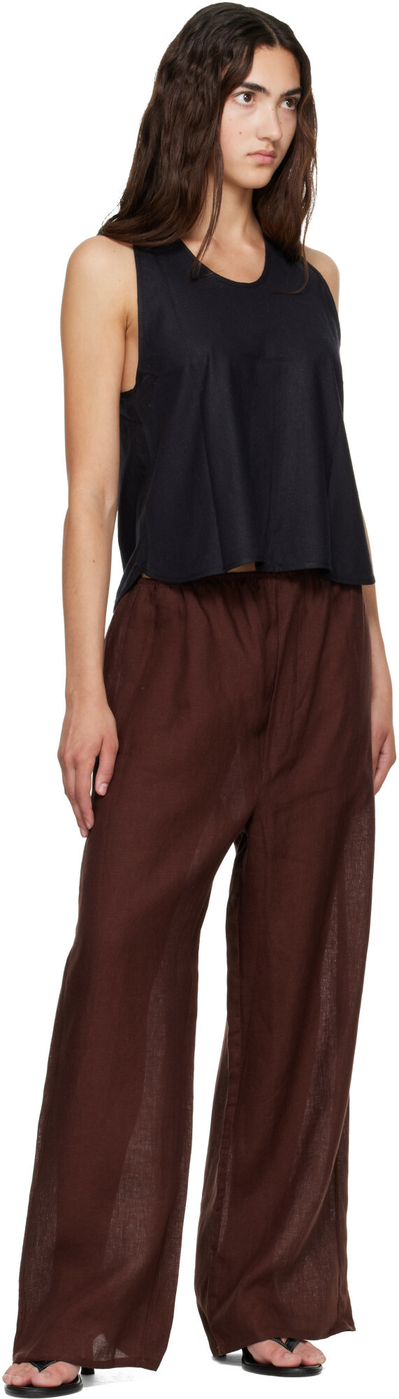 Baserange Brown Stoa Lounge Pants