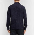 Ralph Lauren Purple Label - Barron Suede Shirt Jacket - Blue