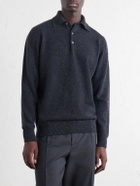 William Lockie - Wool Polo Sweater - Gray