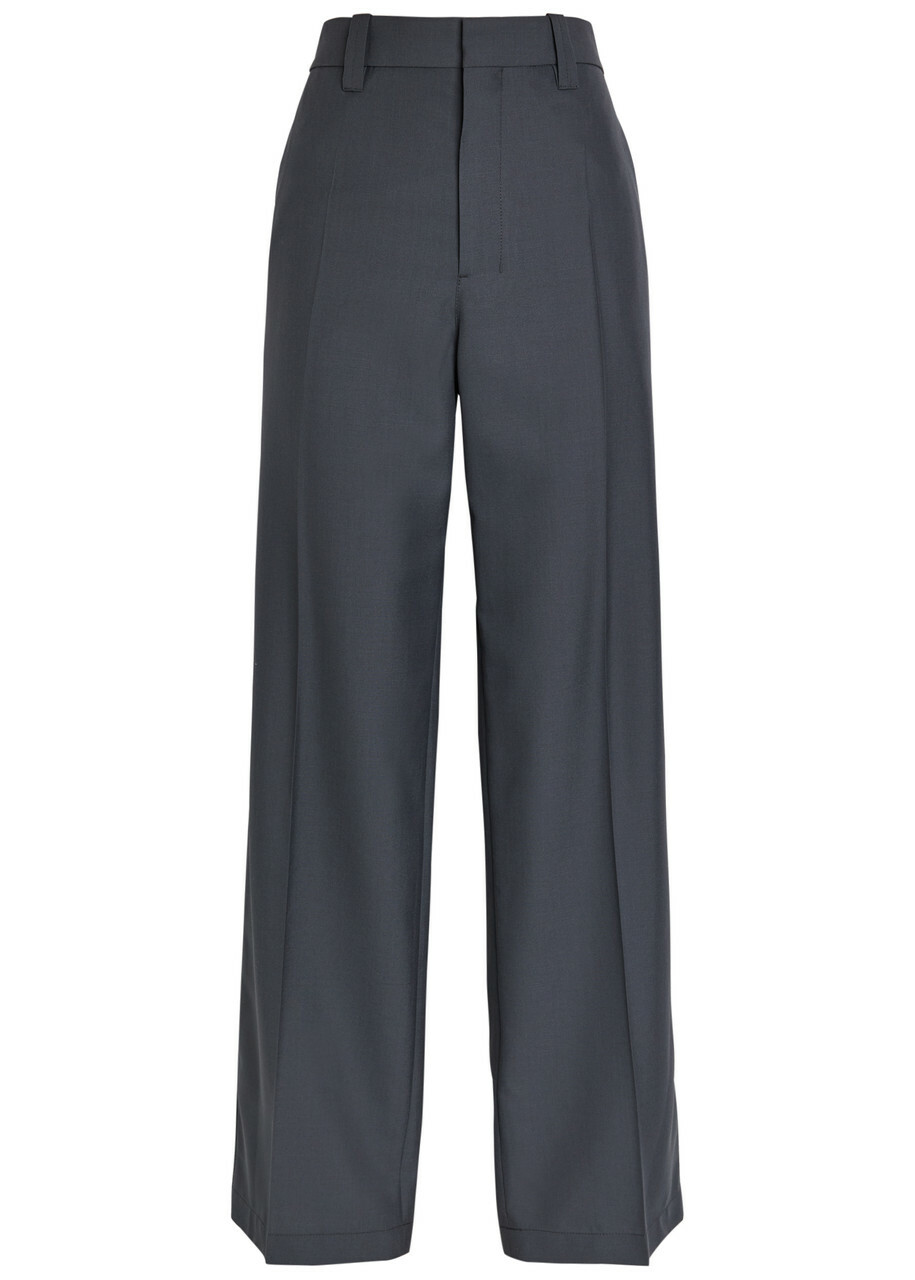 Lemaire Tailored Straight-leg Trousers Dark Grey