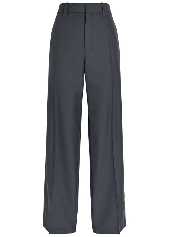 Photo: Lemaire Tailored Straight-leg Trousers Dark Grey