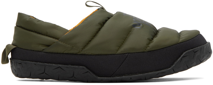 Photo: The North Face Khaki Nuptse Mules