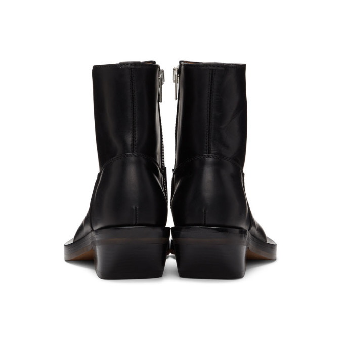 ION Black Pointed Boots