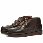 Sebago x Engineered Garments Overlap Mid Exotic in Dark Brown