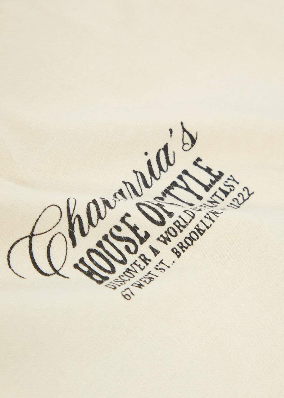 Willy Chavarria Easy Printed Cotton T-shirt White