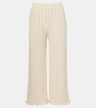 Altuzarra Petey open-knit cotton flared pants