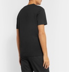 Fendi - Logo-Embroidered Cotton-Jersey T-Shirt - Black