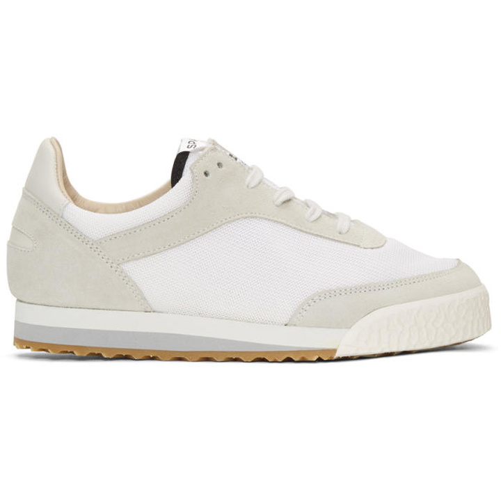 Photo: Spalwart White and Grey Pitch Sneakers