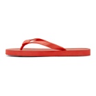 Versace Jeans Couture Red Logo Flip Flops
