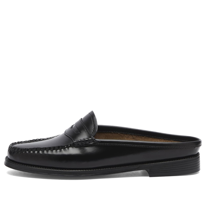 Photo: Bass Weejuns Women's Easy Weejun Penny Slide in Black Leather