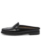 Bass Weejuns Women's Easy Weejun Penny Slide in Black Leather